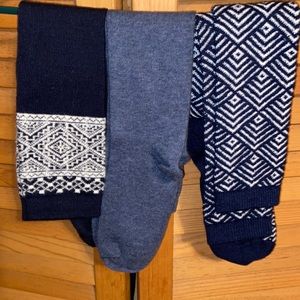 3 PAIR WOMENS SOCKS KNEE HIGH